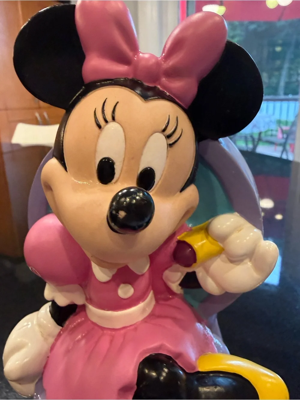 Disney Minnie Mouse Pink and Purple Vintage Bank